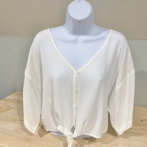 NWOT tie front top